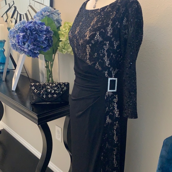 NWOT TAHARI Formal gown sequin maxi dress. Mother of the bride dress. - Picture 15 of 17